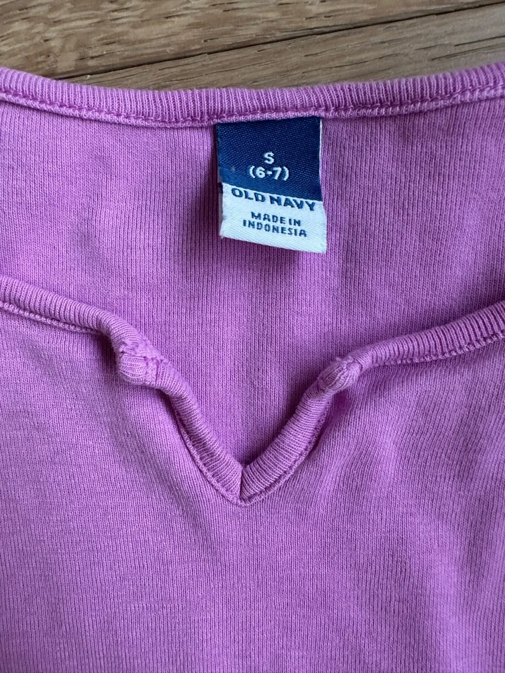 Old Navy Lettuce-Edge Short Sleeve Tee Girls' Purple S